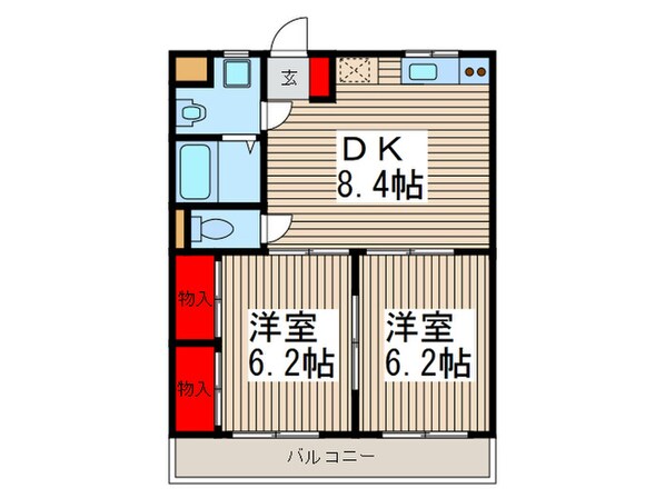 ガ－デンハウスの物件間取画像